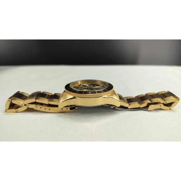 GLYCINE x INVICTA Men's Watch Quartz 5 Elements Gold - Picture 9 of 14